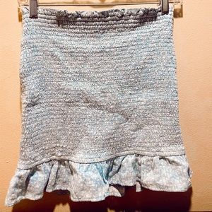 Light Baby Blue Fitted Skirt, Size Small (Can Fit Medium), Abercrombie & Fitch.